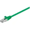 Image de Goobay CAT 5e Câble patch, SF/UTP, vert, 50 m (SF/UTP, CAT5e, 50 m), Câble réseau