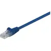 Image de Goobay CAT 5e Câble patch, U/UTP, bleu, 20 m (U/UTP, CAT5e, 20 m), Câble réseau