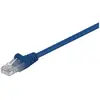 Image de Goobay CAT 5e Câble patch, U/UTP, bleu, 5 m (U/UTP, CAT5e, 5 m), Câble réseau