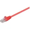 Image de Goobay Câble patch CAT 5e, U/UTP, rouge, 7.5 m (U/UTP, CAT5e, 7.50 m), Câble réseau