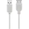 Image de Goobay Câble d'extension USB 2.0 Hi-Speed, gris, 0.3 m (0.30 m, USB 2.0), Câble USB