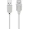 Image de Goobay USB 2.0 Verlängerungskabel (0.60 m, USB 2.0), Câble USB