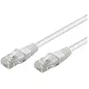 Image de Goobay CAT 6 câble patch, U/UTP, blanc, 7.5 m (U/UTP, CAT6, 7.50 m), Câble réseau