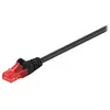 Image de Goobay Câble patch CAT 6, S/FTP (PiMF), noir, 20 m (S/FTP, CAT6, 20 m), Câble réseau