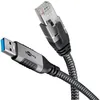 Image de Goobay Goobay Câble Ethernet USB-A 3.0 vers RJ45 CAT 6 FTP
