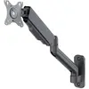 Image de Goobay Support mural pour écran simple avec ressort mécanique, noir (Mur, 32", 9 kg), Support de moniteur, Noir