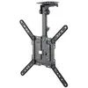 Image de Goobay Support TV pour plafond Basic M, noir (Plafond, 20 kg, 23" - 55"), Support mural pour TV, Noir