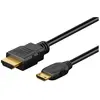 Image de Goobay HDMI   mini HDMI (2 m), Câble vidéo, Noir