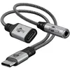 Image de Goobay Nom : Câble USB-C vers USB-C + Jack 3.5 mm (M/F)