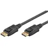 Image de Goobay DisplayPort   DisplayPort (2 m), Câble vidéo, Noir