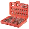 Image de FixPoint, Embouts, 100 pcs Bit set (Clé Allen, Embout carré femelle, Embout denture mâle, Tri-Wing)