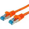 Image de Goobay CAT 5e Câble patch, SF/UTP, orange, 3 m (S/UTP, SF/UTP, CAT5e, 3 m), Câble réseau