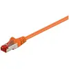 Image de Goobay CAT 6 Câble patch, S/FTP (PiMF), orange, 30 m (S/FTP, CAT6, 30 m), Câble réseau