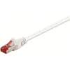 Image de Goobay CAT 6 Câble patch, S/FTP (PiMF), blanc, 15 m (S/FTP, CAT6, 15 m), Câble réseau
