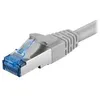Image de goobay - Câble réseau - RJ-45 (M) pour RJ-45 (M) - 1 m - SFTP, PiMF - CAT 6a - sans halogène, moulé, sans crochet - gris