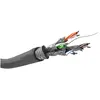 Image de Goobay Câble réseau CAT 6 S/FTP 4 x (S/FTP, CAT6, 100 m), Câble réseau