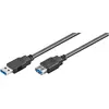 Image de Monacor USB A   USB A (1.80 m, USB 3.2 Gen 1), Câble USB