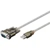 Image de Goobay Convertisseur USB série RS232 (1.50 m), Câble d'interface