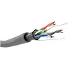 Image de Goobay 95707 Câble réseau CAT 5e, F/UTP, gris, 305 m (F/UTP, CAT5e, 305 m), Câble réseau