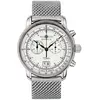 Image de Zeppelin, Montre, 100 ans 7690M-1 Montre à quartz WYP, Argent, (Chronographe, Horloge analogique, 42 mm)