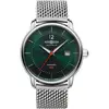 Image de Zeppelin, Montre, Montre LZ120 Bodensee 8160M4 Automatique, Vert, Argent, (Horloge analogique, 41 mm)
