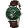 Image de Zeppelin, Montre, 8166-4 LZ-129 Hindenburg, Marron, Vert, Argent, (Horloge analogique)