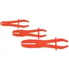Image de KS Tools, Coupe-boulons + pince coupante diagonale, Jeu de pinces pour colliers de serrage. 3 pièces. 115.5050 (15.90 mm)