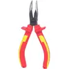 Image de KS Tools, Pinces, Pince ERGOTORQUE VDE à bec plat, courbée, 165mm (165 mm)