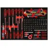 Image de KS Tools, Rangement d’outils : accessoires, Jeu de clés à douille et de tournevis