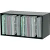 Image de Glorious Boîte d'enregistrement 230 (Plaques), Rangement pour CD et vinyle, Noir