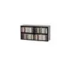 Image de GLORIOUS - CD BOX 180 - Casier de rangement 180 CD finition noir