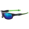 Image de Lunettes de soleil Uvex Sportstyle 507 Noir Mat Miroité Bleu