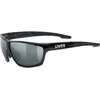 Image de Uvex, Unisexe, Lunettes de sport, Sportstyle 706 (Noir, Argent), Noir