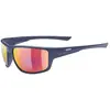 Image de Uvex, Unisexe, Lunettes de sport, Sportstyle 230 (Bleu mat, Miroir Rouge), Bleu