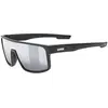 Image de Uvex, Unisexe, Lunettes de sport, lgl 51 (black matt (argent), Miroir Argent), Noir