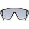 Image de Uvex, Unisexe, Lunettes de sport, Mtn perform V S (Noir mat, vario ltm blue), Noir
