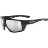 Image de Uvex, Unisexe, Lunettes de sport, mtn venture CV (black matt (argent), colorvision serious silver), Noir