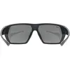 Image de Uvex, Unisexe, Lunettes de sport, sportstyle 238 (Noir mat, Miroir Argent), Noir