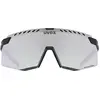 Image de Uvex, Unisexe, Lunettes de sport, pace stage CV (black matt (argent), Colorvision Mirror Silver), Noir