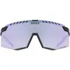 Image de Uvex, Unisexe, Lunettes de sport, Pace Stage CV (black matt (rose), colorvision miroir rose), Pink, Noir