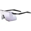 Image de Uvex, Unisexe, Lunettes de sport, pace stage S CV (black matt (rose), colorvision miroir rose), Noir