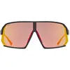 Image de Uvex, Unisexe, Lunettes de sport, sportstyle 237 CV (black matt (red)*, colorvision mirror red), Rouge, Noir