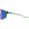 Image de Uvex, Unisexe, Lunettes de sport, Skyryse jr. (Gris-vert mat, Miroir Bleu), Vert, Bleu, Gris