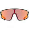 Image de Uvex, Unisexe, Lunettes de sport, Skyryse jr. (black matt (red)*, Miroir Rouge), Rouge, Noir