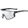Image de Uvex, Unisexe, Lunettes de sport, Skyryse (Noir mat, Miroir Argent), Noir