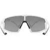 Image de Uvex, Unisexe, Lunettes de sport, Skyryse (Blanc Mat, Miroir Or), Blanc