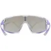 Image de Uvex, Unisexe, Lunettes de sport, Skyryse (Pourpre clair, Lavande miroir), Violet, Transparent