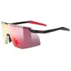 Image de Uvex, Unisexe, Lunettes de sport, pace stage (black matt (red)*, Miroir Rouge), Rouge, Noir