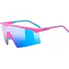Image de Uvex, Unisexe, Lunettes de sport, flowline (Rose mat, Miroir Bleu), Pink
