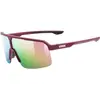 Image de Uvex, Unisexe, Lunettes de sport, ramp (Bourgogne Mat, Miroir Rose), Rouge, Pink